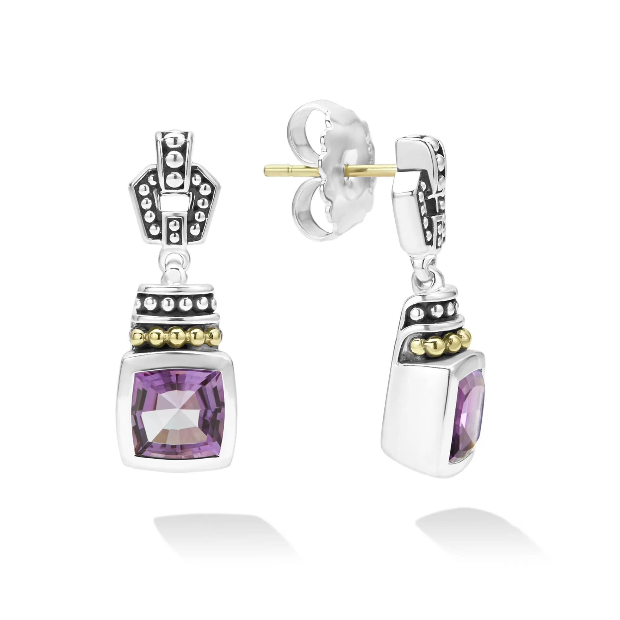 Cheap LAGOS Amethyst Drop Earrings