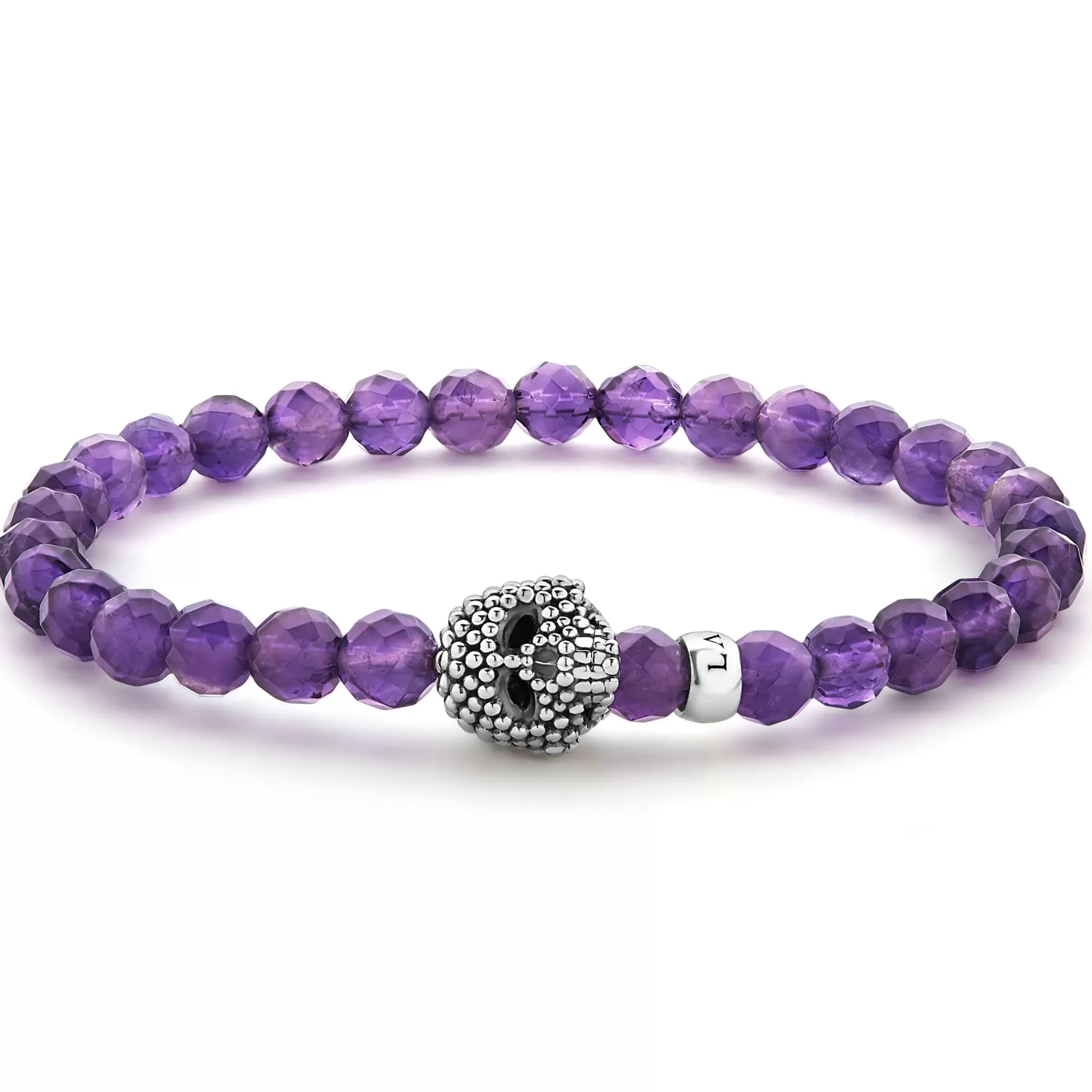 Hot LAGOS Amethyst Skull Bracelet