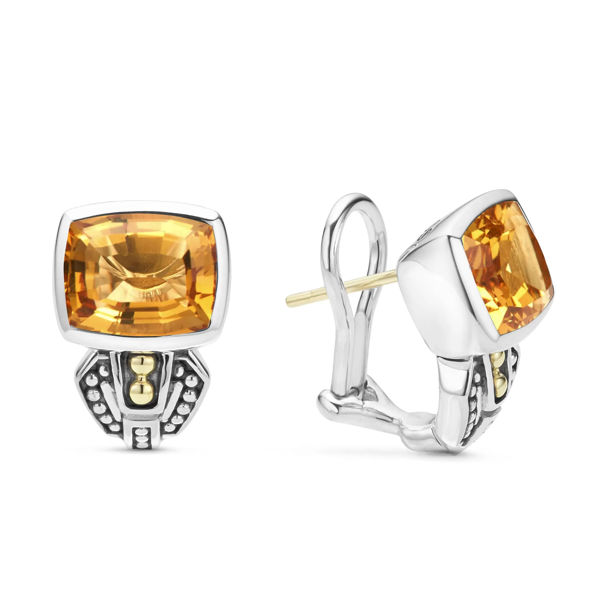 Cheap LAGOS Bezel-Set Citrine Earrings