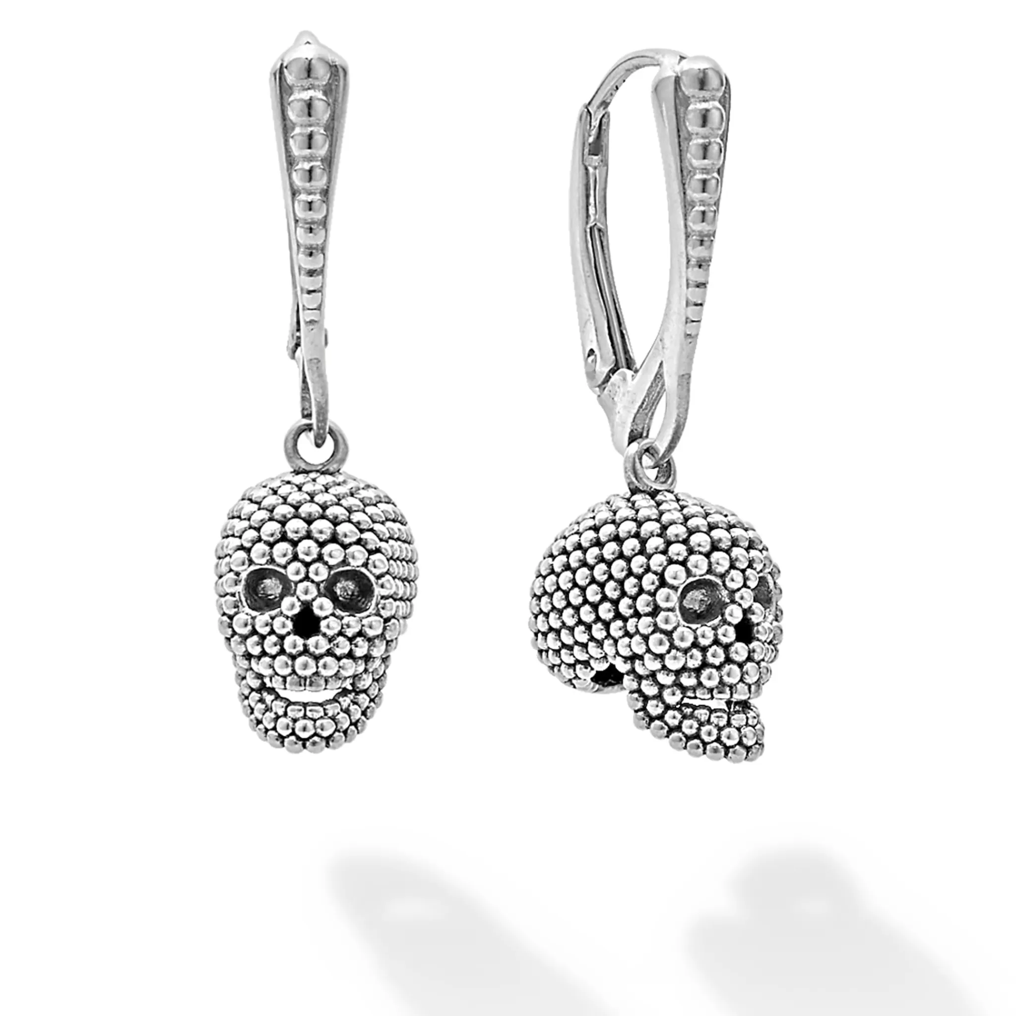 Best LAGOS Caviar Beaded Skull Drop Earrings