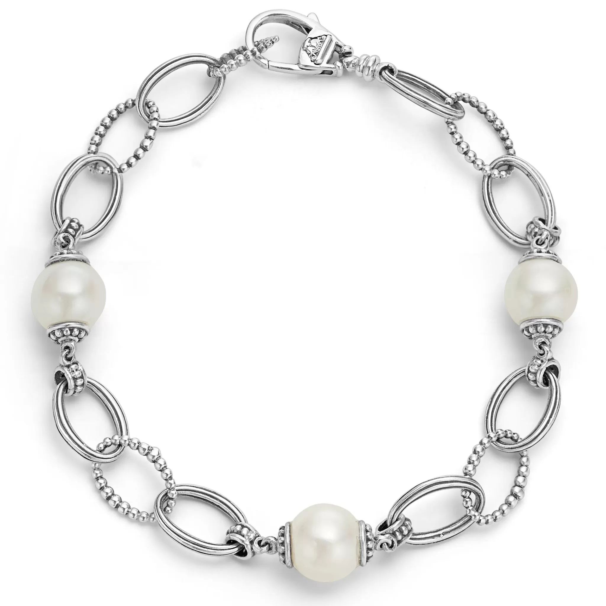 Discount LAGOS Caviar Pearl Link Bracelet