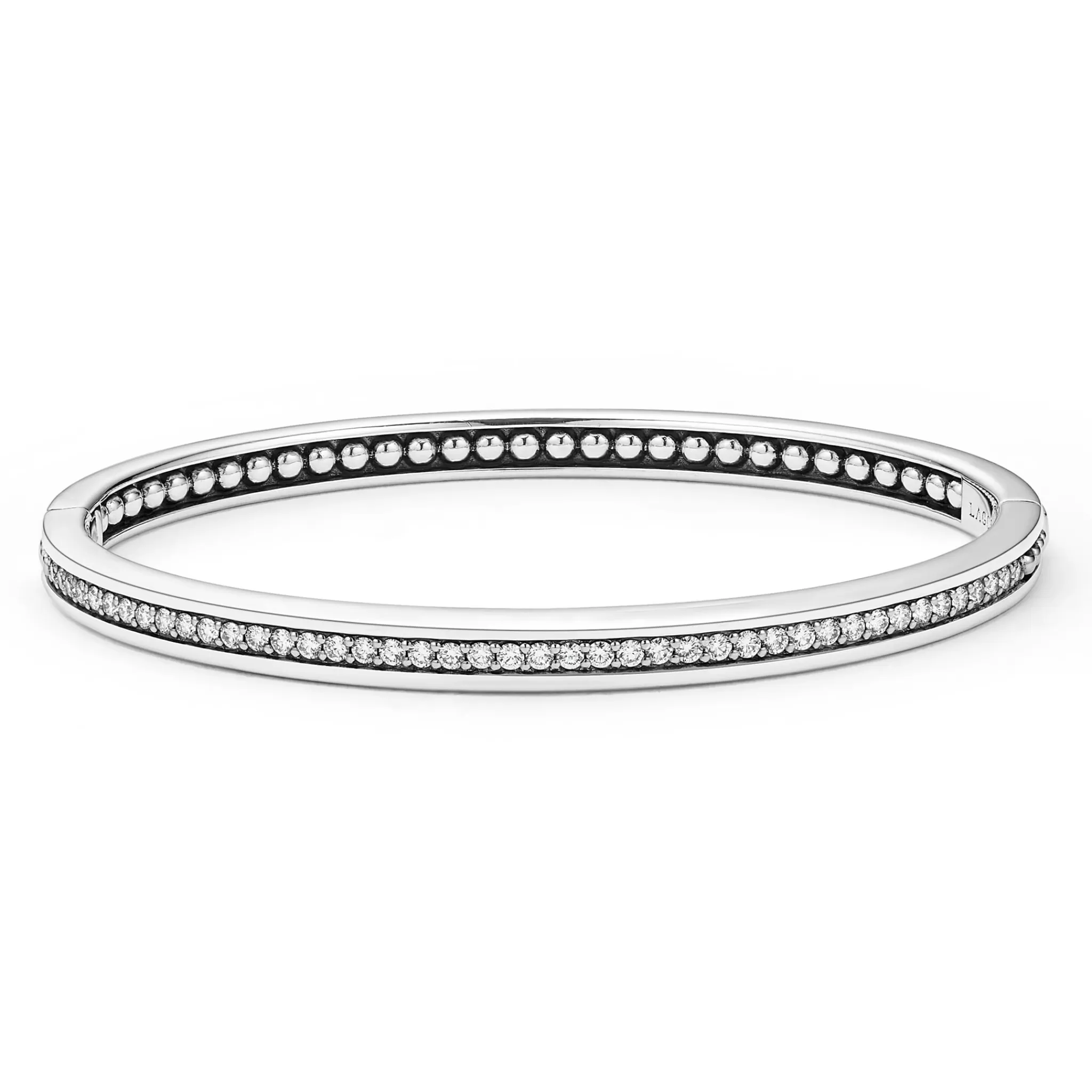 Cheap LAGOS Diamond Bangle Bracelet | 5mm