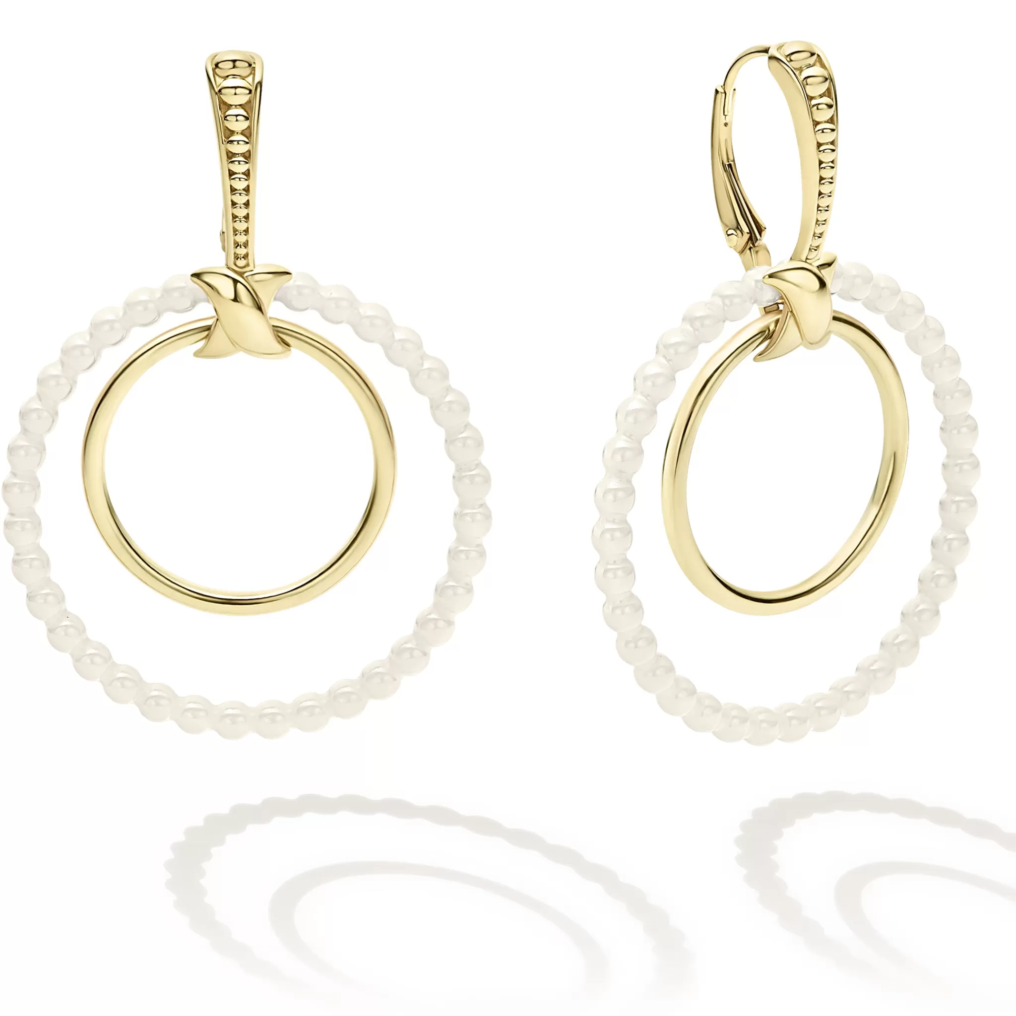 Clearance LAGOS Double Circle 18K Gold Earring Set