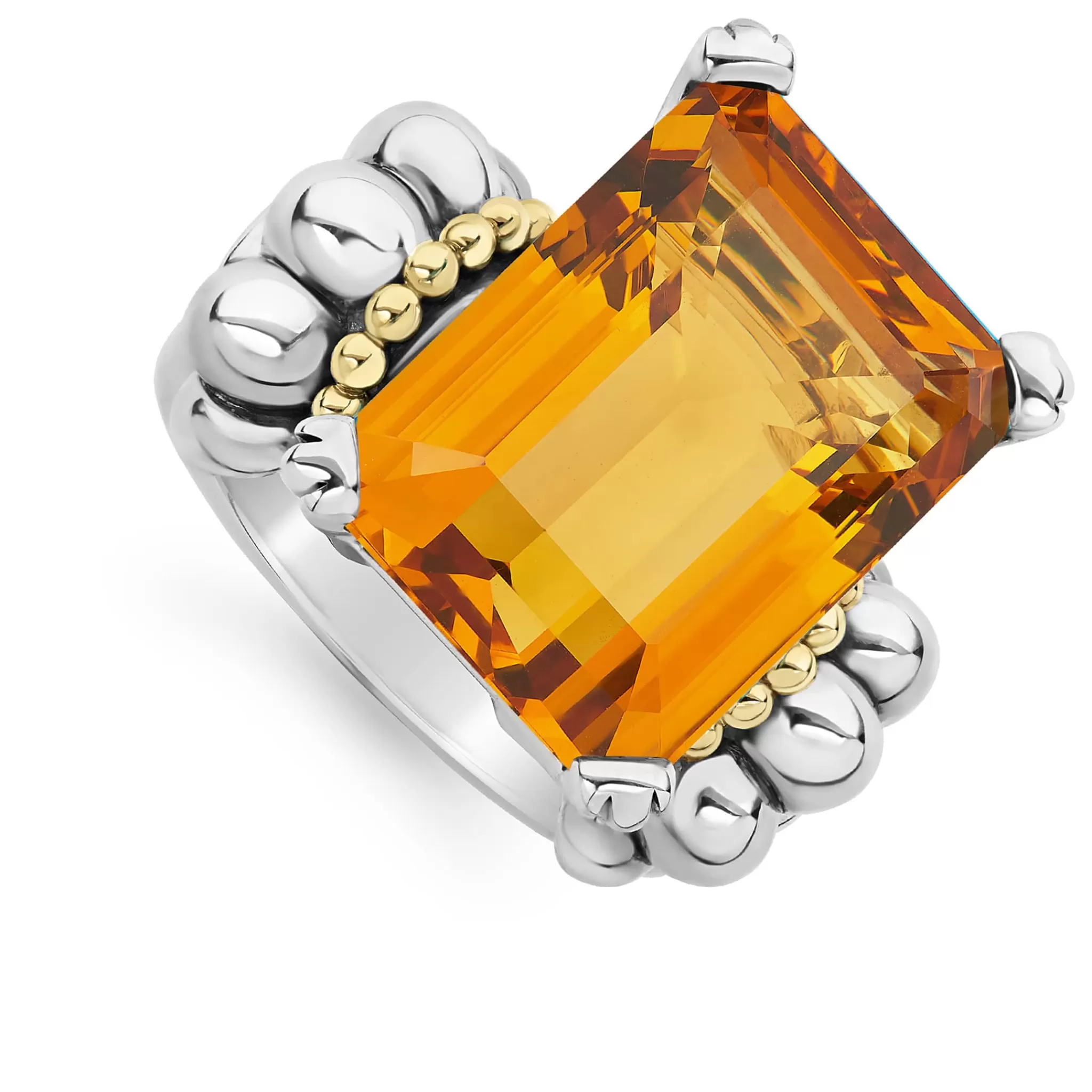 Best LAGOS Extra Large Emerald-Cut Citrine Ring