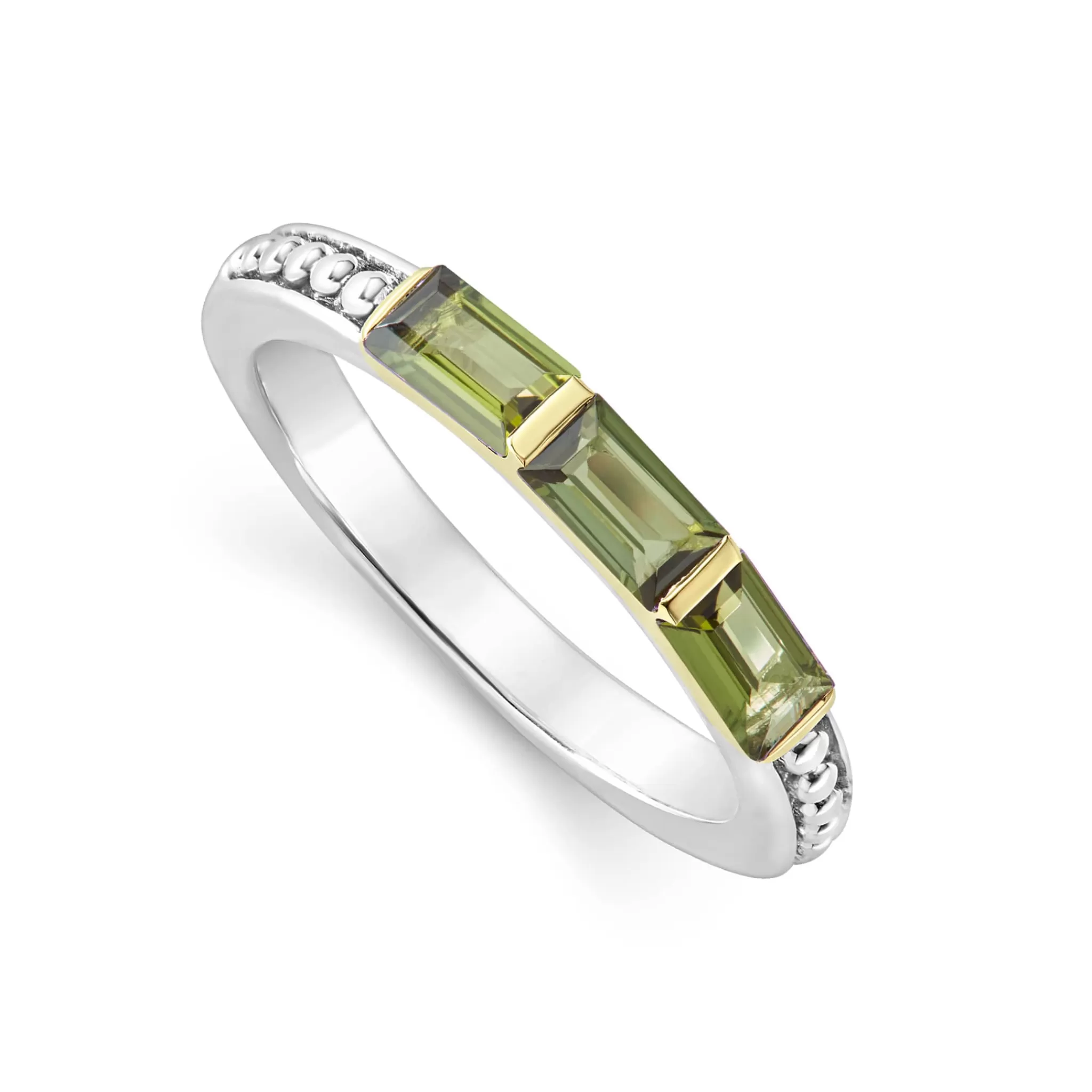 Best LAGOS Green Tourmaline Stacking Ring