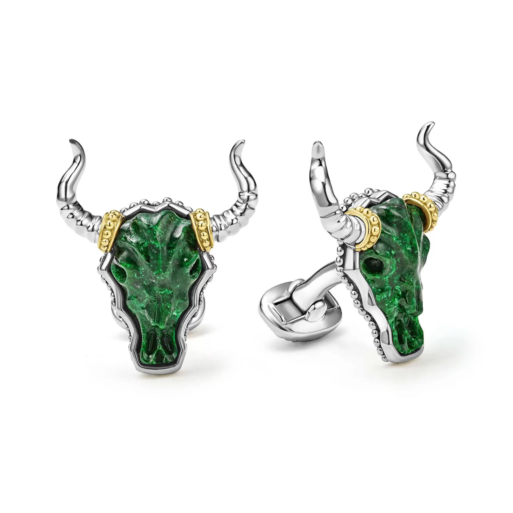 Shop LAGOS Jade Long Horn Cufflinks