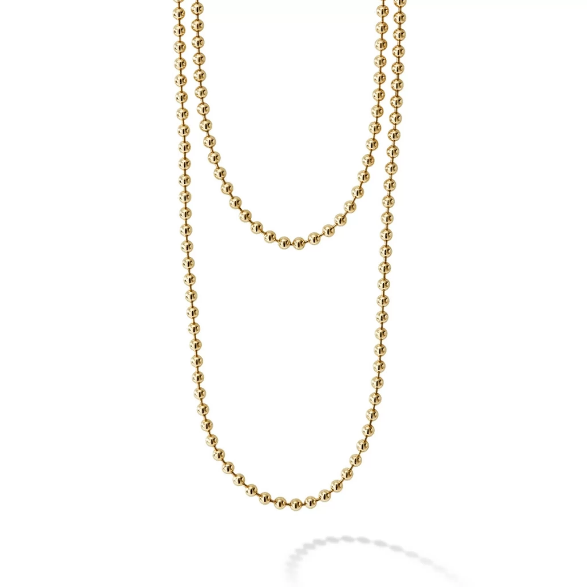 New LAGOS 18K Gold Beaded Necklace