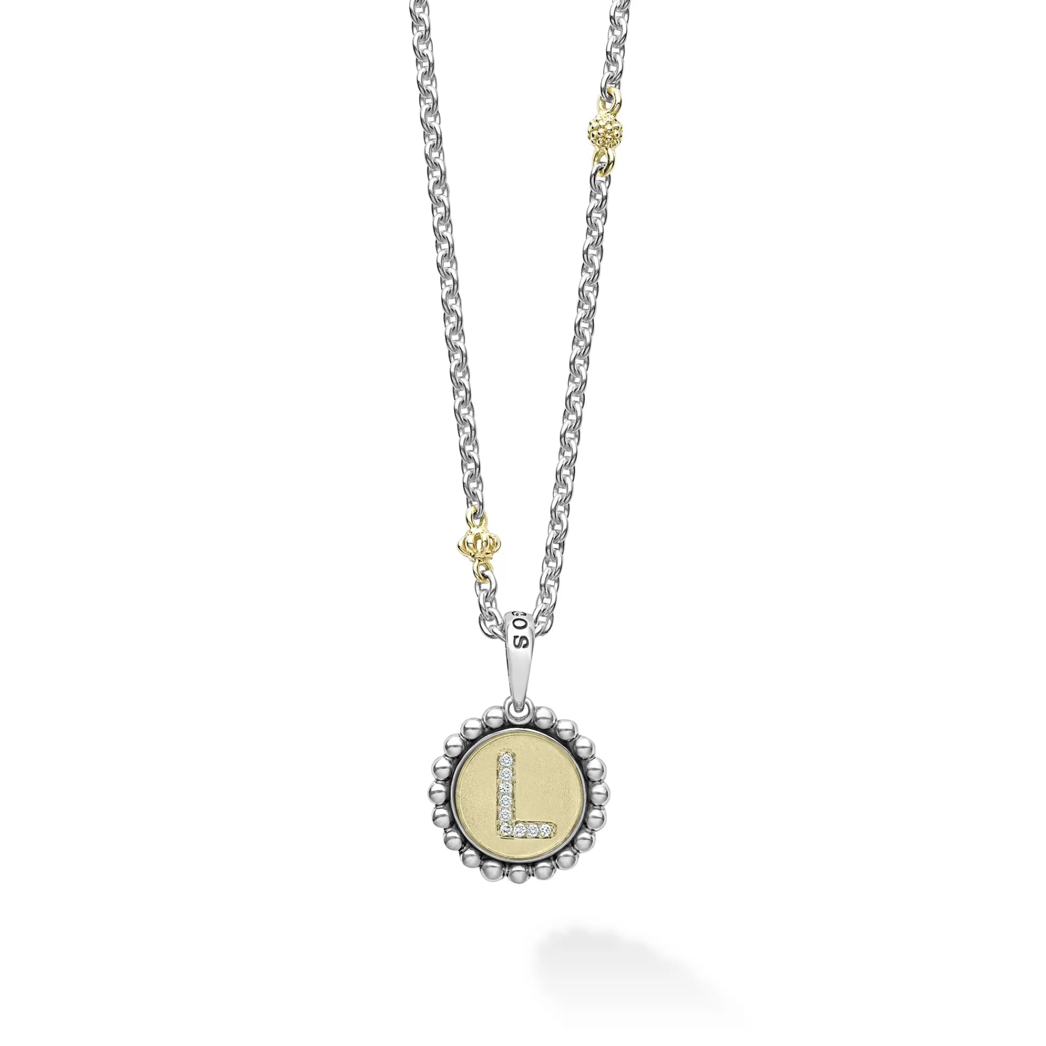 Best LAGOS L Initial Diamond Charm Necklace