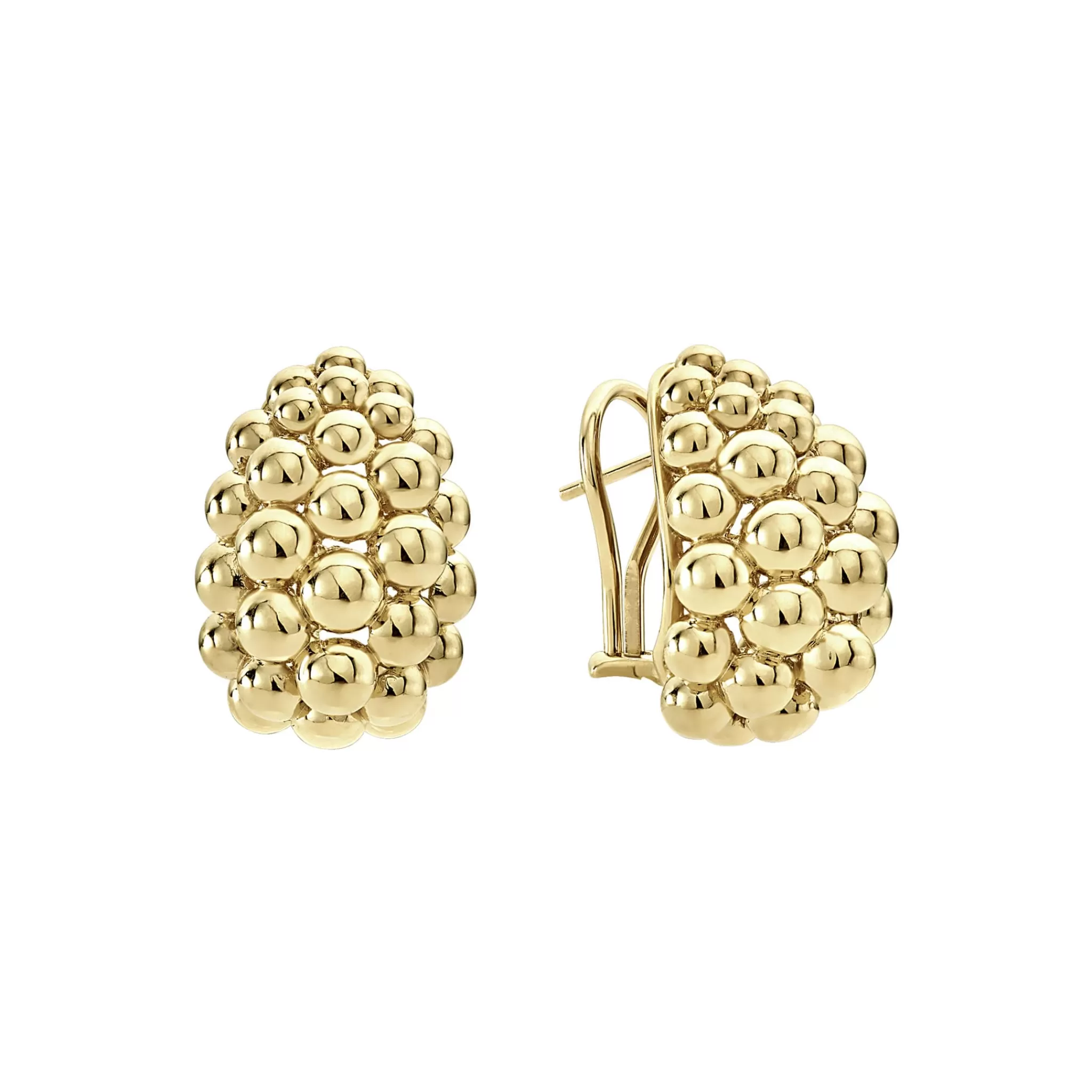 Best LAGOS Large 18K Gold Omega Clip Earrings