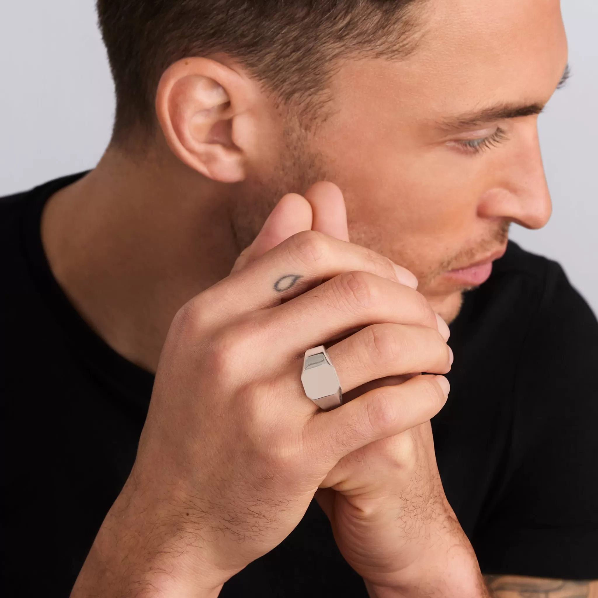 Hot LAGOS Octagon Signet Ring