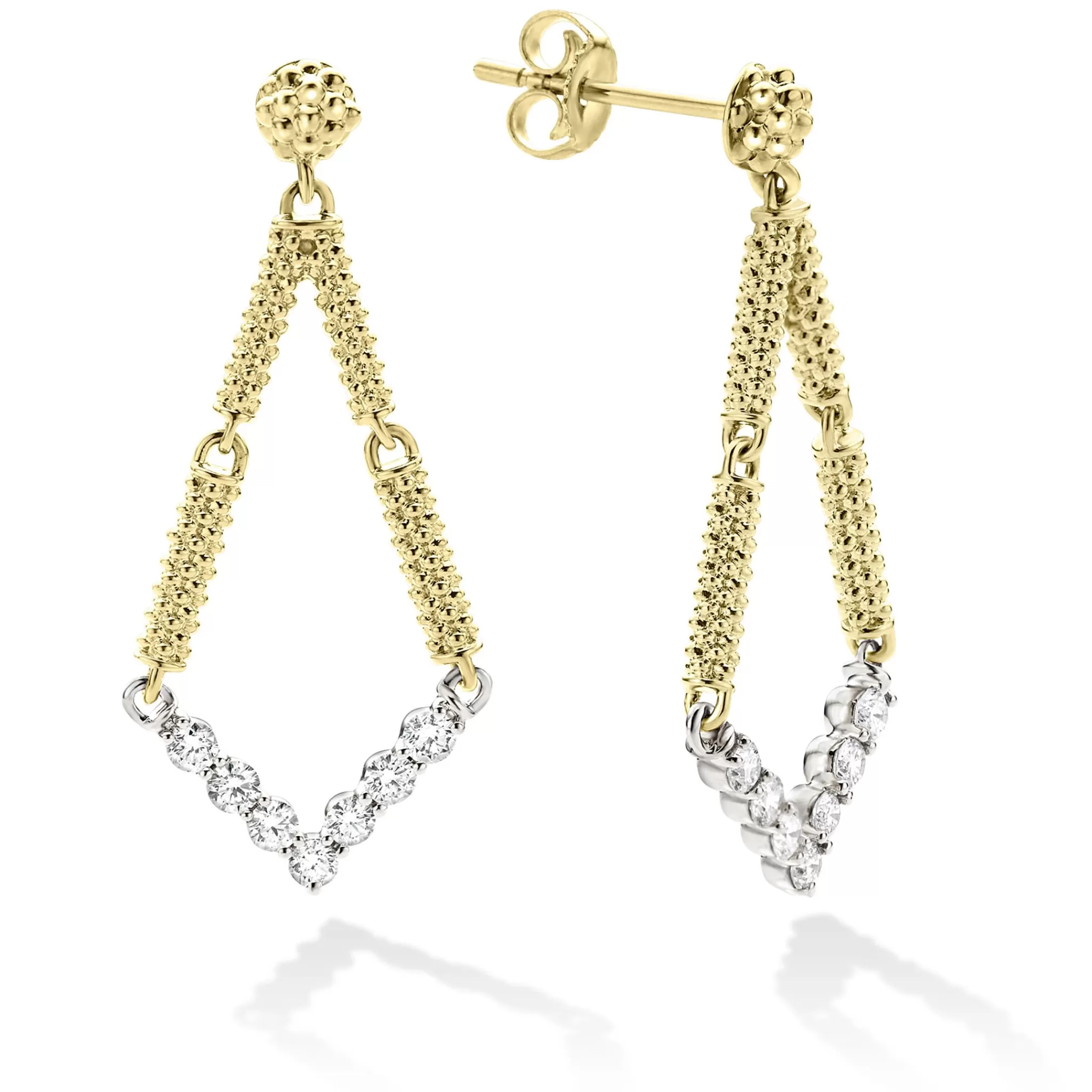 Best LAGOS Petite Superfine Diamond Drop Earrings