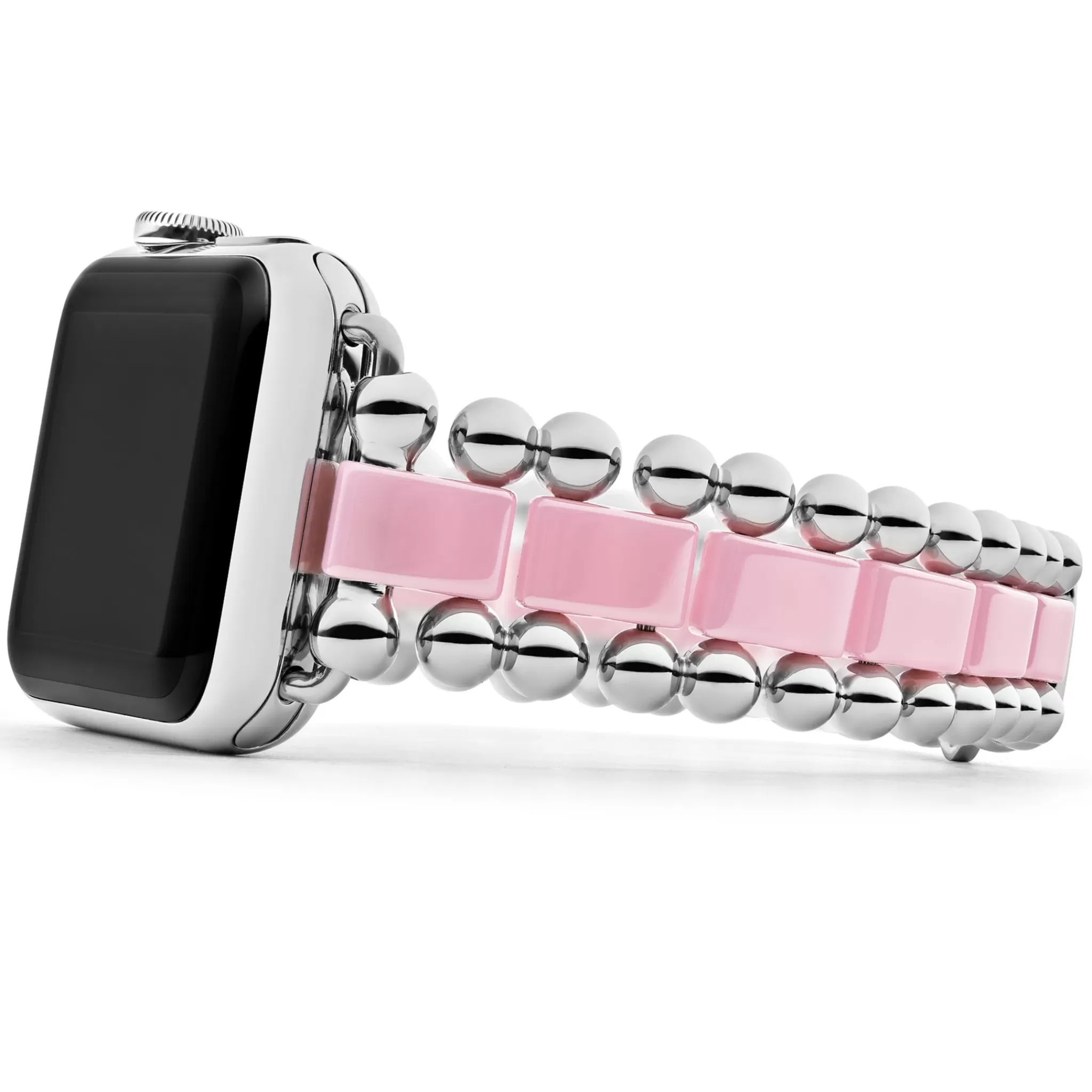 Best LAGOS Pink Ceramic and Stainless Steel Watch Bracelet-38-45mm