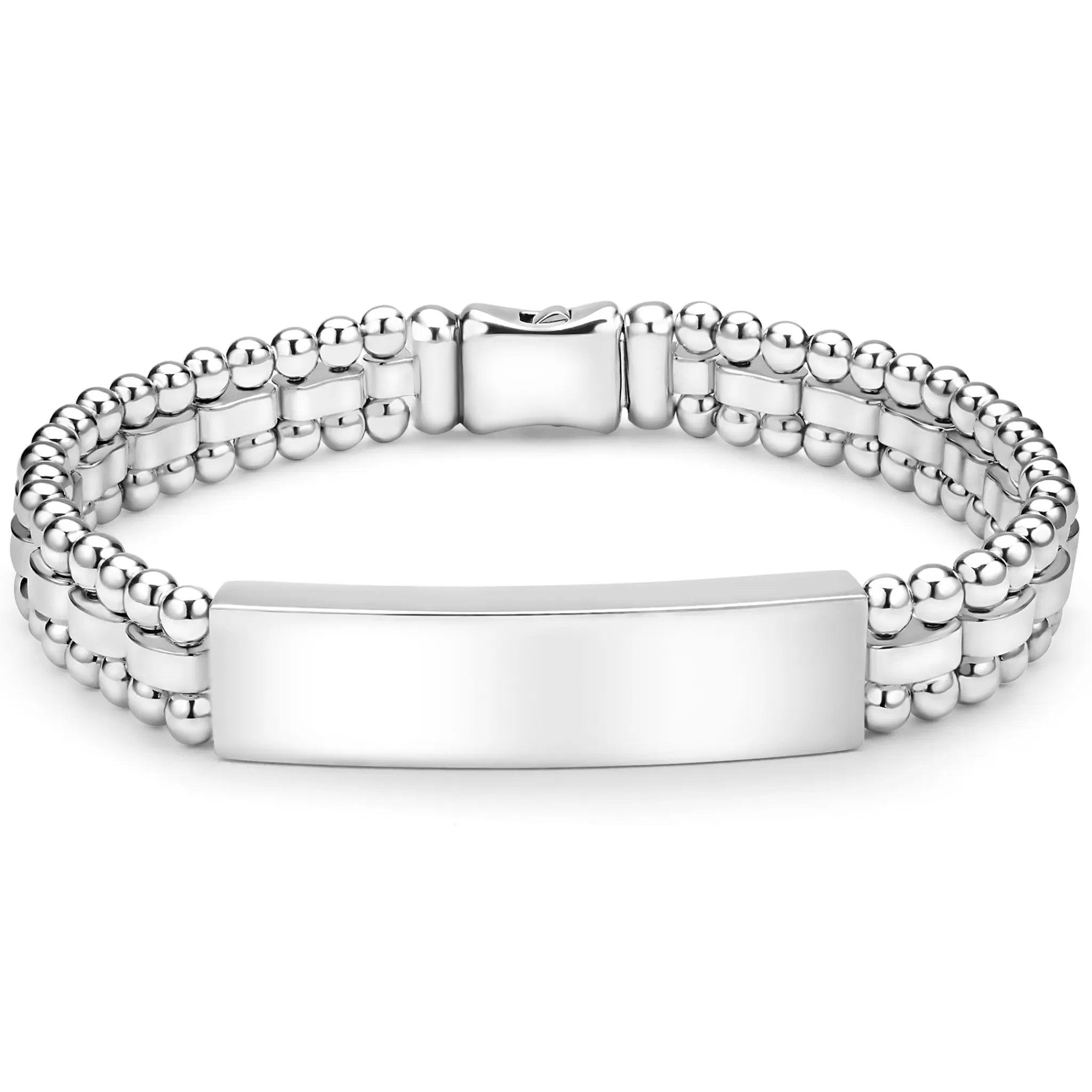 Store LAGOS Silver Engravable ID Link Bracelet