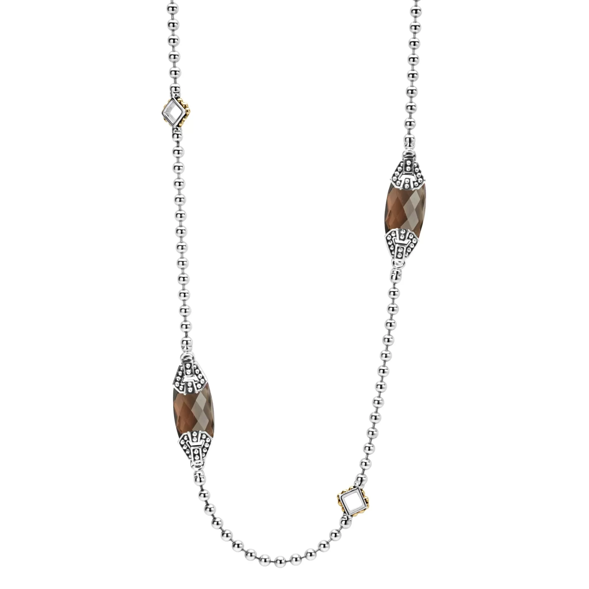 Shop LAGOS Six Station Smokey Quartz Necklace