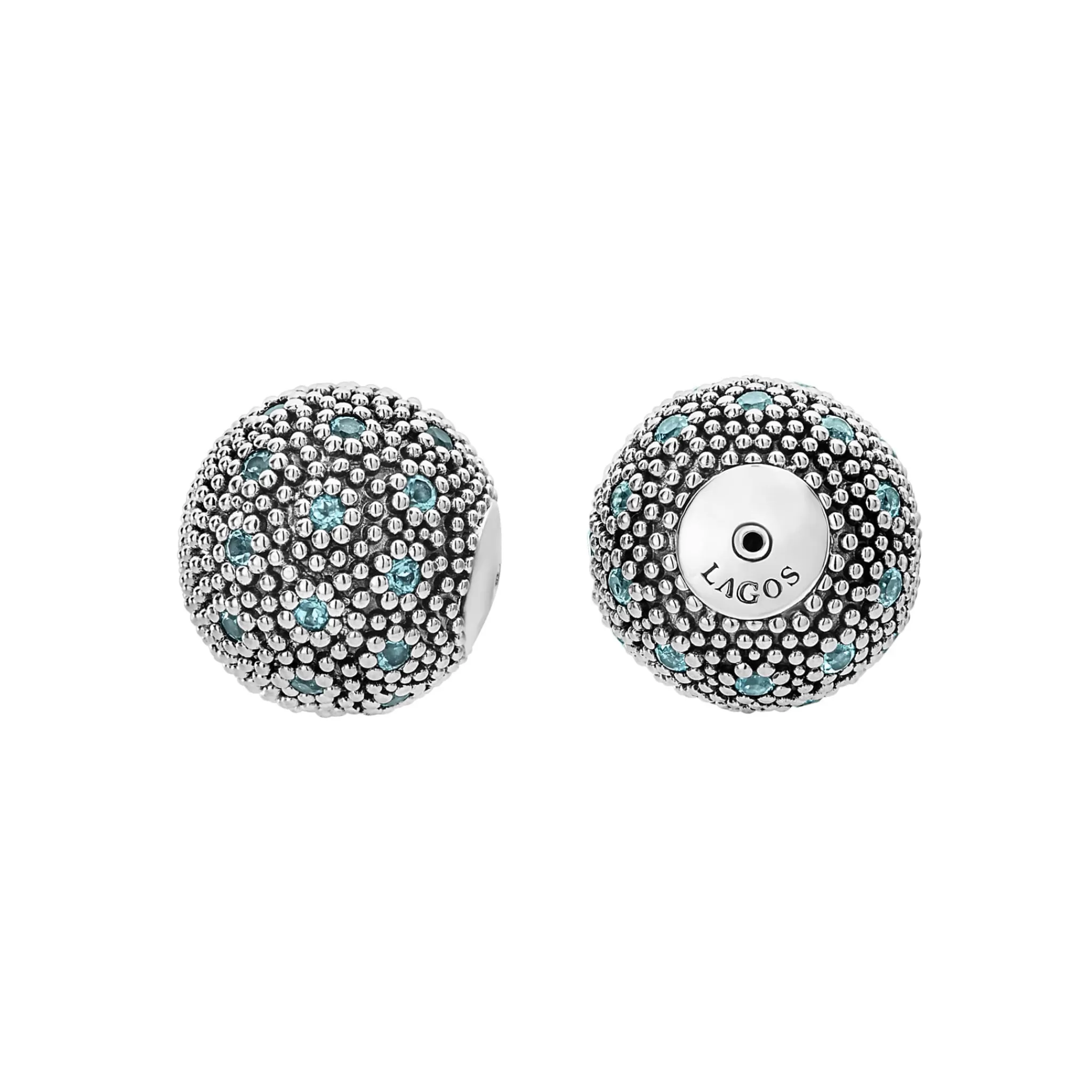 Cheap LAGOS Swiss Blue Topaz Earring Backs