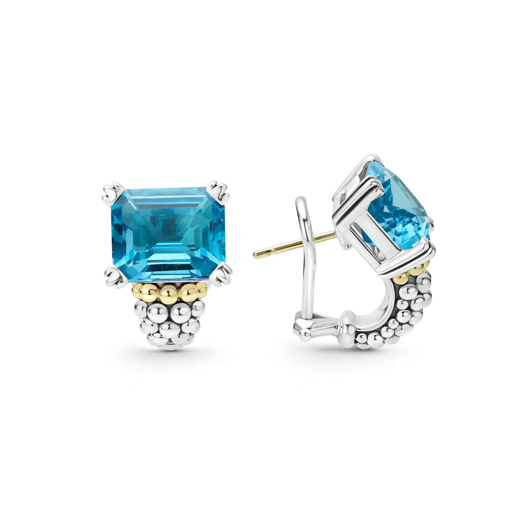 Discount LAGOS Swiss Blue Topaz Huggie Earring