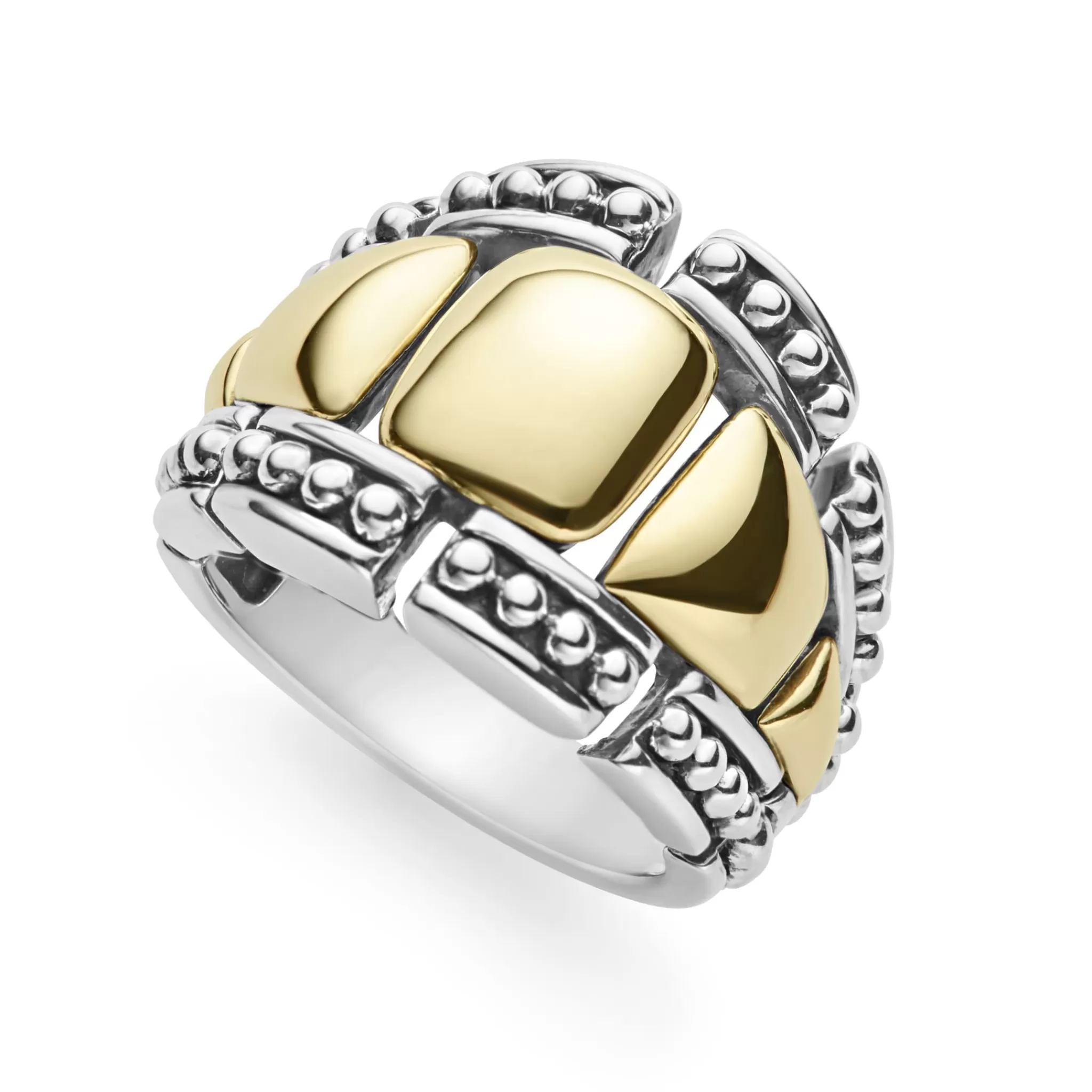 Cheap LAGOS Two-Tone Caviar Statement Ring